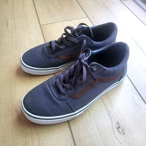 Vans size 7 youth gray